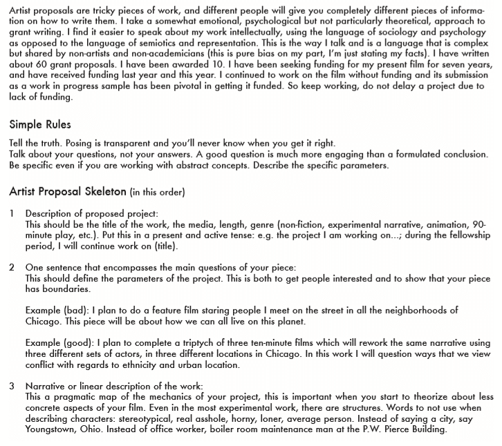 Free Artist Proposal Template | Art Proposal Template | PDF - Bonsai